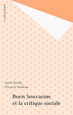 Télécharger le livre :  Boris Souvarine et la critique sociale