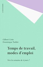 Télécharger le livre :  Temps de travail, modes d'emploi