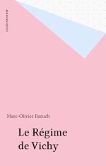 Télécharger le livre :  Le Régime de Vichy
