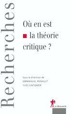 Télécharger le livre :  Où en est la théorie critique ?