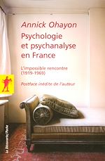 Télécharger le livre :  Psychologie et psychanalyse en France