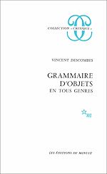 Télécharger le livre :  Grammaire d'objets en tous genres