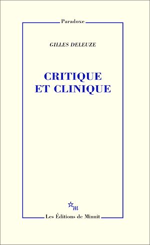 Téléchargez le livre :  Critique et clinique