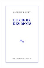 Télécharger le livre :  Le Choix des mots