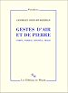 Télécharger le livre :  Gestes d'air et de pierre