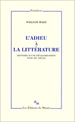 Télécharger le livre :  L'Adieu à la littérature