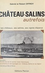 Télécharger le livre :  Château-Salins autrefois : Ses châteaux, ses salines, ses vignes disparus