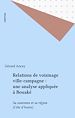 Télécharger le livre :  Relations de voisinage ville-campagne : une analyse appliquée à Bouaké