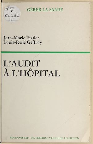 Télécharger le livre :  L'audit à l'hôpital