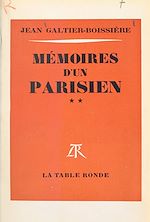 Download this eBook Mémoires d'un Parisien (2)