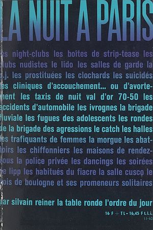 Téléchargez le livre :  La nuit à Paris