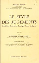 Download this eBook Le style des jugements