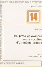 Download this eBook Les Prêts et avances entre sociétés d'un même groupe