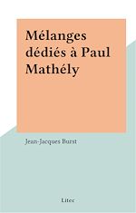 Download this eBook Mélanges dédiés à Paul Mathély