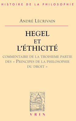 Télécharger le livre :  Hegel et l'éthicité