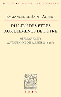Télécharger le livre :  Du lien des êtres aux éléments de l'être
