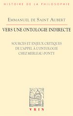 Télécharger le livre :  Vers une ontologie indirecte