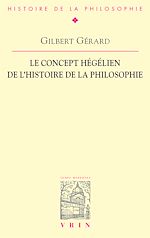 Télécharger le livre :  Le concept hégélien de l'histoire de la philosophie