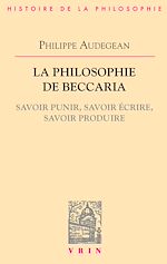 Télécharger le livre :  La philosophie de Beccaria