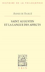 Télécharger le livre :  Saint Augustin et la langue des affects