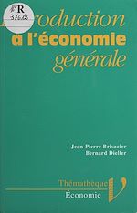 Télécharger le livre :  Introduction à l'économie générale