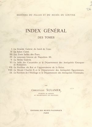Téléchargez le livre :  Histoire du Palais et du Musée du Louvre (10)