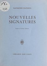 Télécharger le livre :  Nouvelles signatures