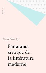 Télécharger le livre :  Panorama critique de la littérature moderne