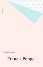 Télécharger le livre :  Francis Ponge