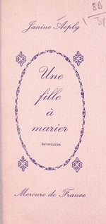 Télécharger le livre :  Une fille à marier