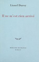 Télécharger le livre :  Il ne m'est rien arrivé