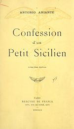 Télécharger le livre :  Confession d'un petit Sicilien