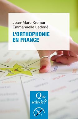 Télécharger le livre :  L'Orthophonie en France