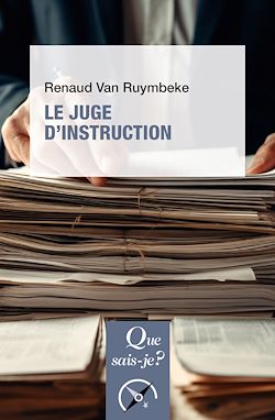 Télécharger le livre :  Le Juge d'instruction