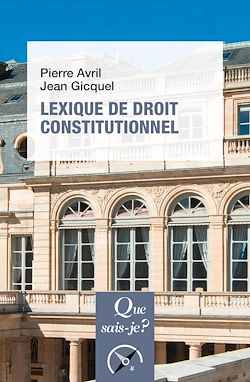 Télécharger le livre :  Lexique de droit constitutionnel