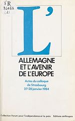 Télécharger le livre :  L'Allemagne et l'avenir de l'Europe