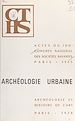 Télécharger le livre :  Archéologie urbaine
