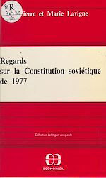 Télécharger le livre :  Regards sur la Constitution soviétique de 1977