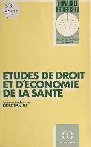 Téléchargez le livre :  Études de droit et d'économie de la santé