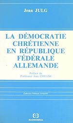 Download this eBook La démocratie chrétienne en République fédérale allemande