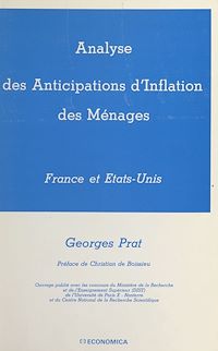 Téléchargez le livre :  Analyse des anticipations d'inflation des ménages : France et États-Unis