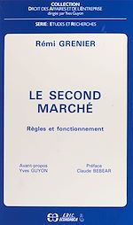 Download this eBook Le second marché : règles et fonctionnement