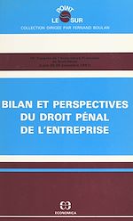 Download this eBook Bilan et perspectives du droit pénal de l'entreprise
