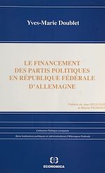 Download this eBook Le Financement des partis politiques en République fédérale d'Allemagne