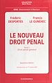 Télécharger le livre :  Le nouveau droit pénal (1) : Droit pénal général