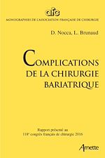 Télécharger le livre :  Complications de la chirurgie bariatrique