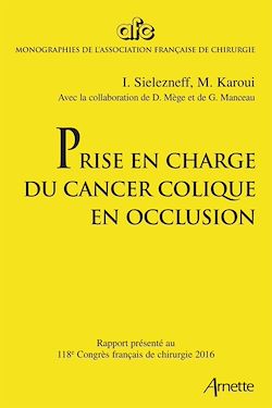 Télécharger le livre :  Prise en charge du cancer colique en occlusion