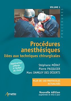 Télécharger le livre :  Procédures anesthésiques liées aux techniques chirurgicales - Volume 1