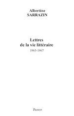Télécharger le livre :  Lettres de la vie littéraire (1965-1967)