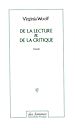 Télécharger le livre :  De la lecture et de la critique